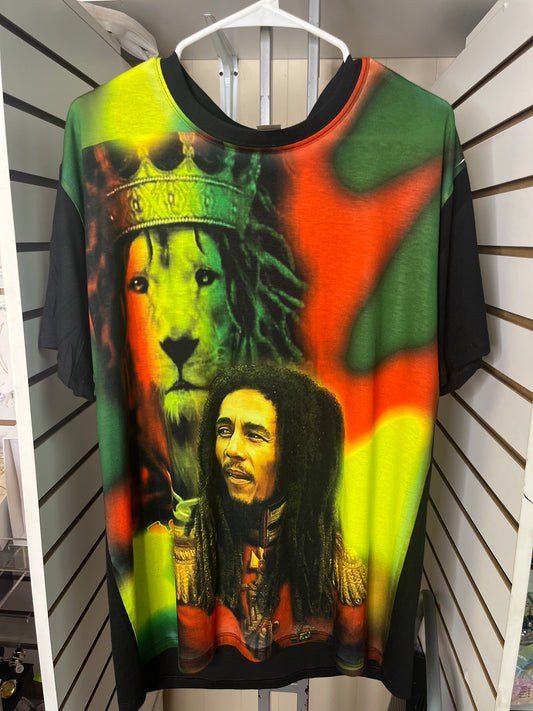 Bob Marley Multicolored Fashion Shirt