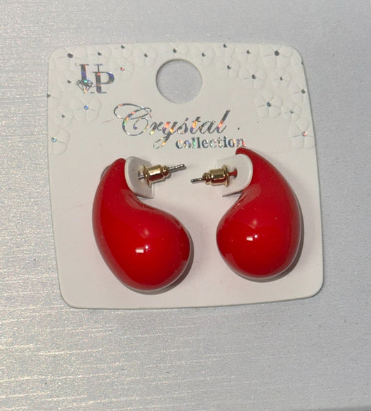 Red Fashion Earrings