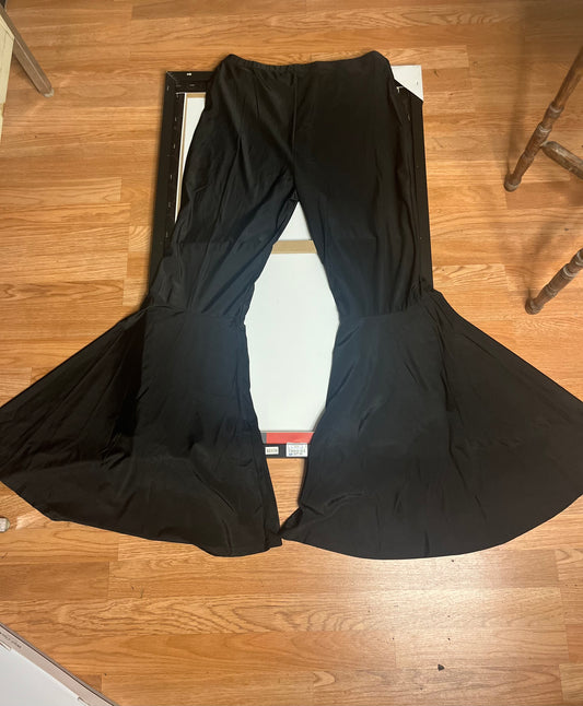 Black Bell Bottom Fashion Pants