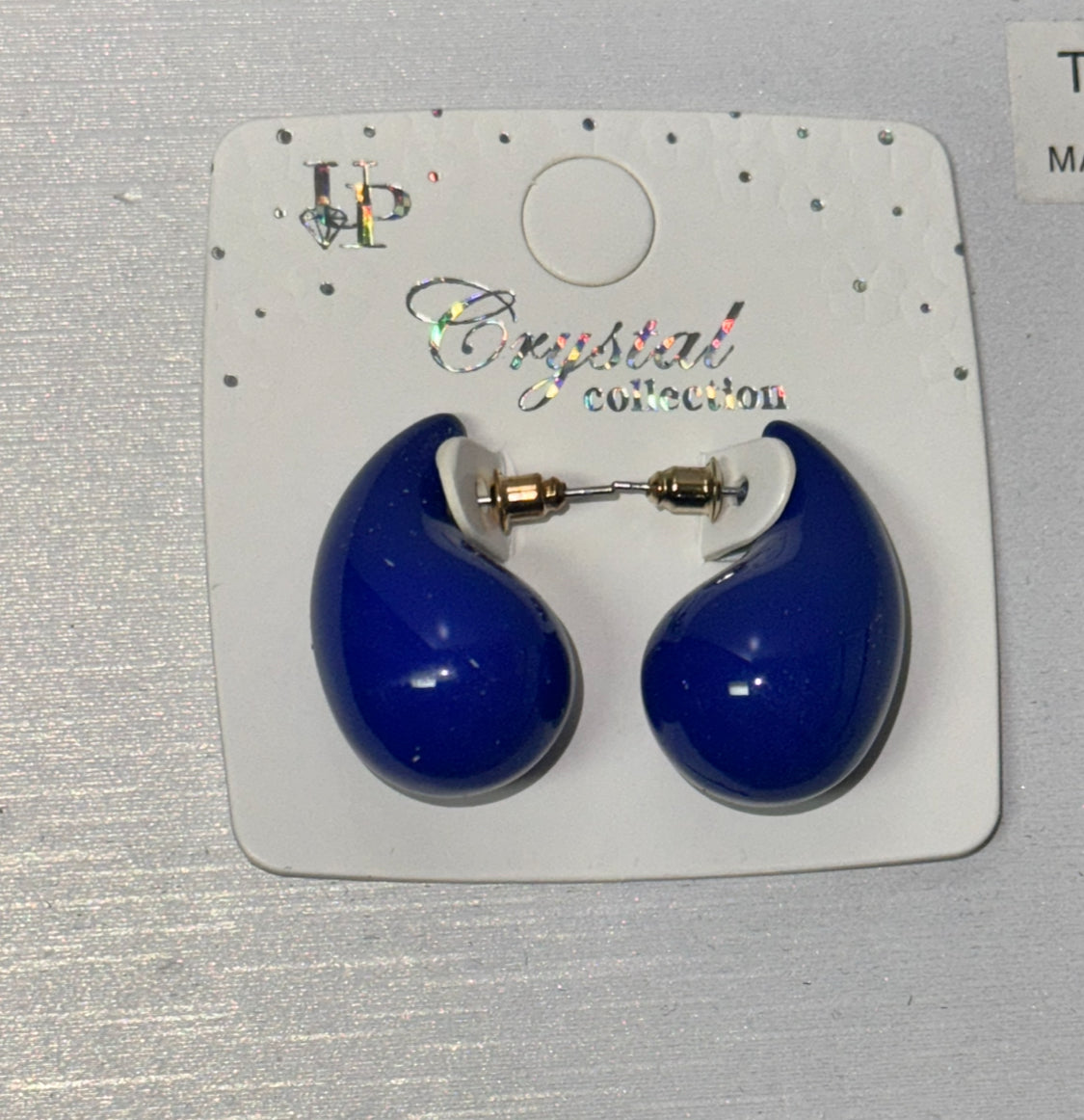 Royal Blue Fashion Earrings