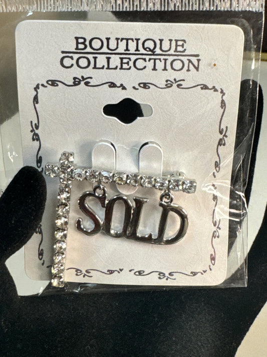 Silver Bling Sold Fashion Brooch